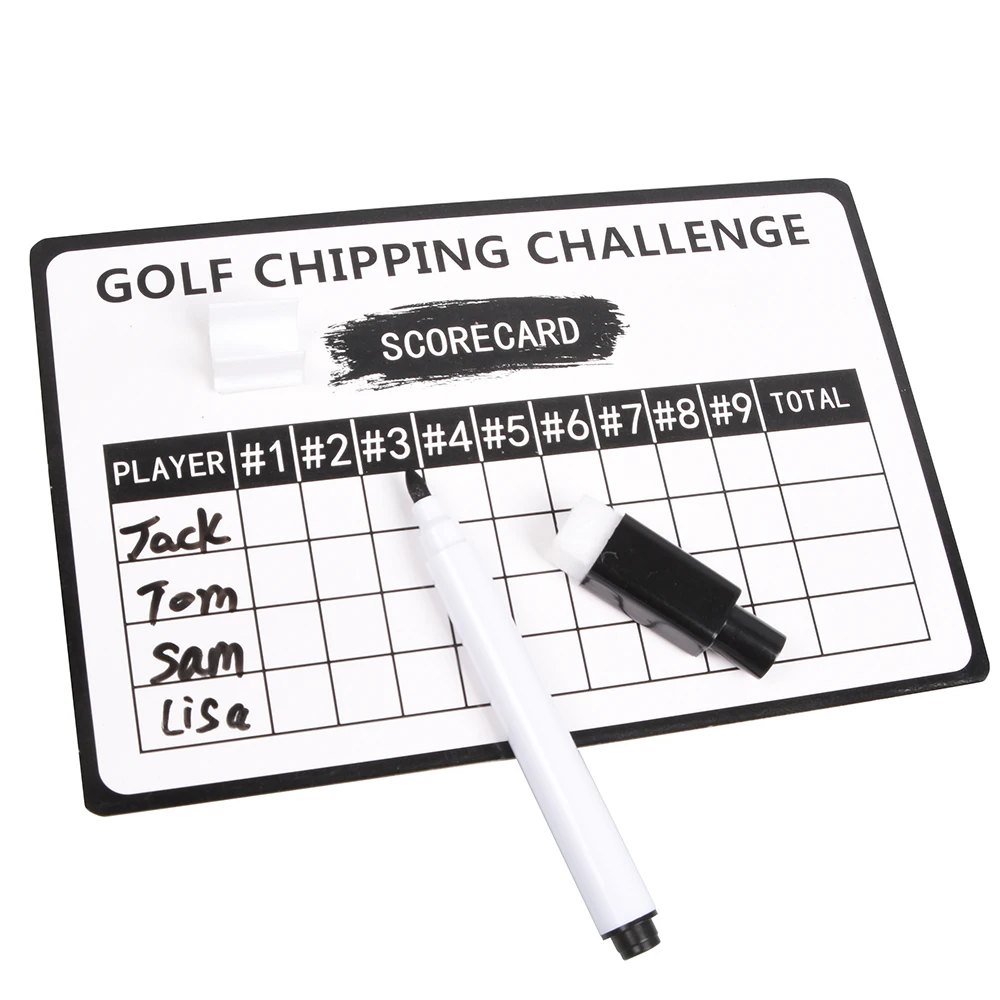 Карточка для игры в гольф карточка с ручкой | Спорт и развлечения