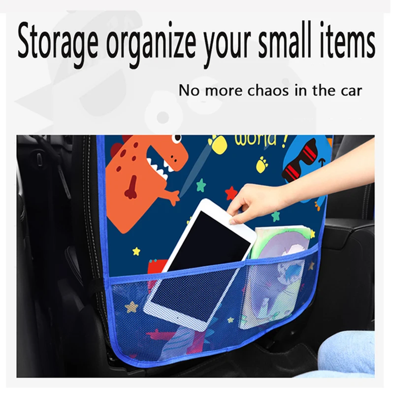 Автомобильный Органайзер на спинку сиденья подвесная сумка с мультяшным
