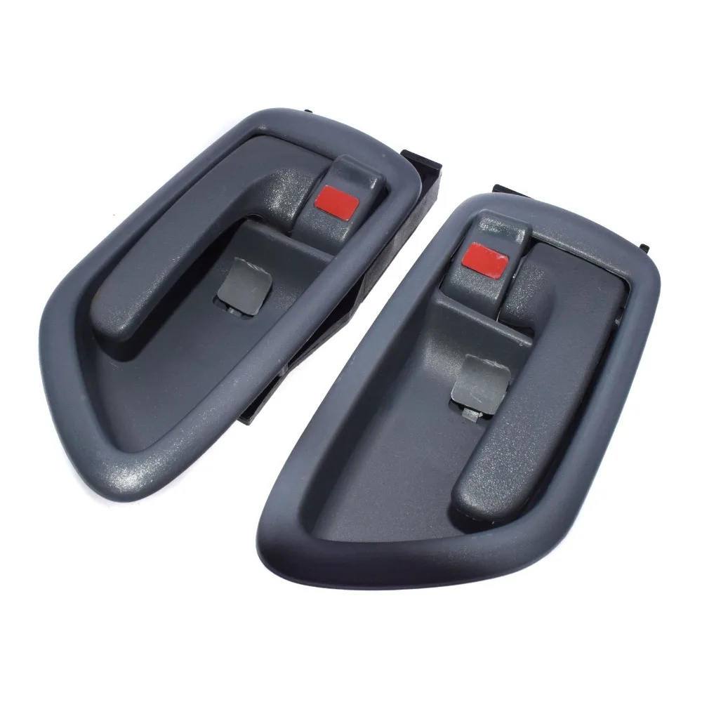 Серая дверная ручка ISANCE внутри интерьера передняя/задняя Левая Правая пара для