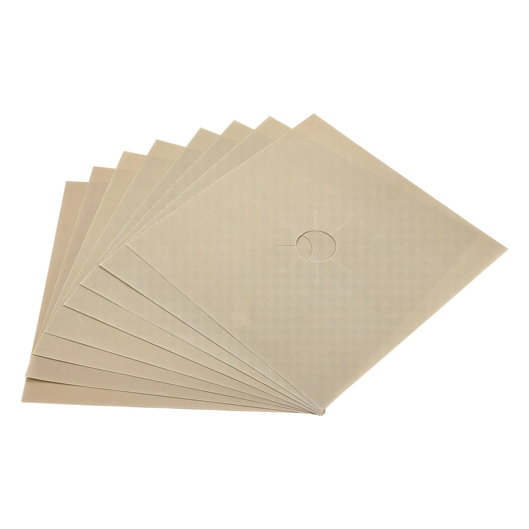 

Uxcell 270x270 мм антипригарные крышки для плиты, коврик для чистки, протекторы для диапазона, вкладыши, листы из ПТФЭ коричневого цвета, 8 шт.