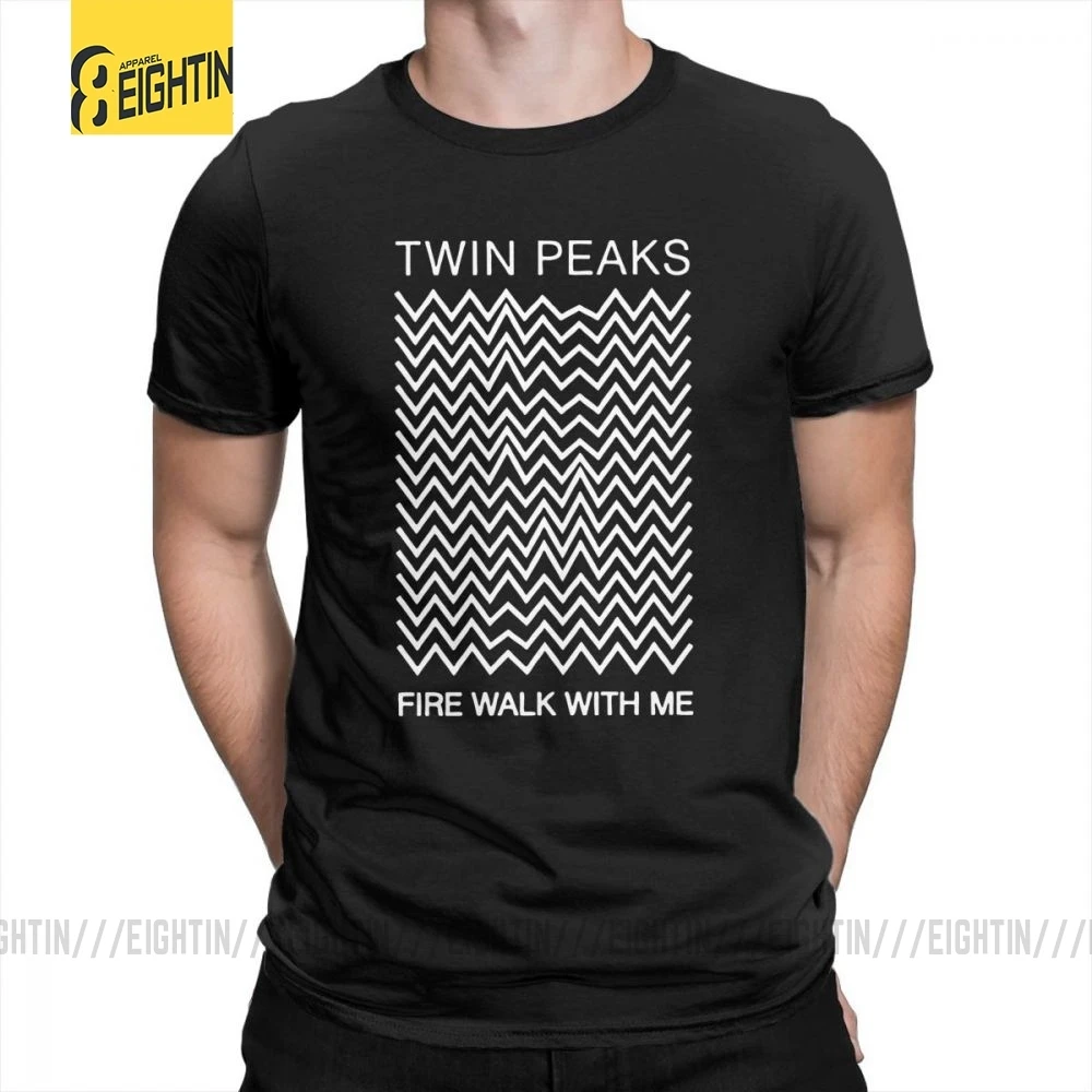 Мужская футболка Twin Peaks Fire Walk With Me с коротким рукавом одежда в винтажном стиле из