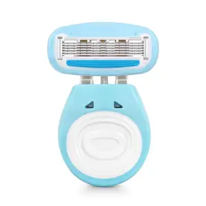 Бритва Женская QSHAVE, портативная, с 5-слойным лезвием, с чехлом