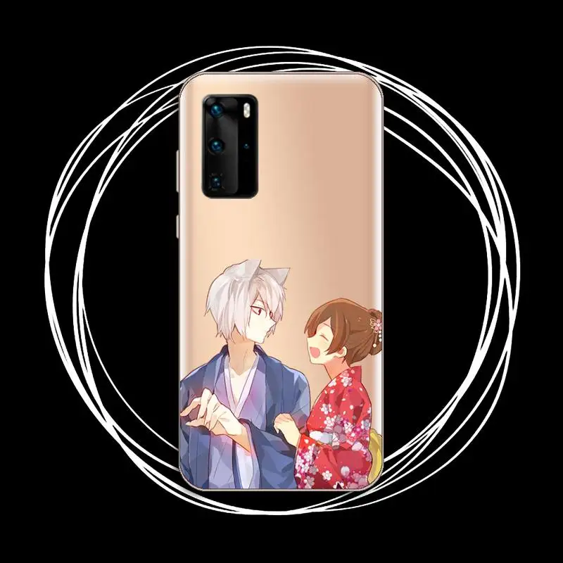 

Kamisama Hajimemashita Tomoe Phone Case Transparent for Huawei P20 P30 P40 lite pro P smart 2019 honor 8x 10i