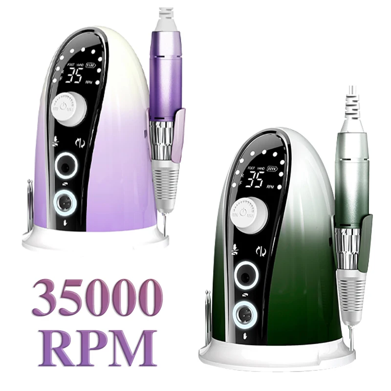 

Маникюрный станок для маникюра, 35000 об/мин, для маникюра, педикюра, сенсорного управления и управления ногами, для маникюра, салонного оборуд...