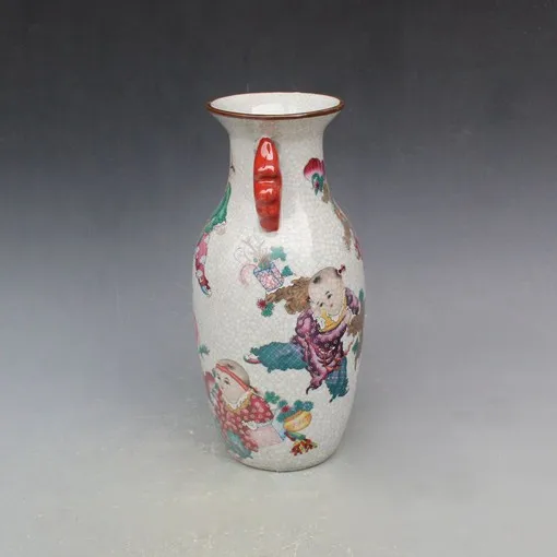 Рекламная акция фарфоровая Пастельная открывающаяся ваза Jingdezhen в античном стиле