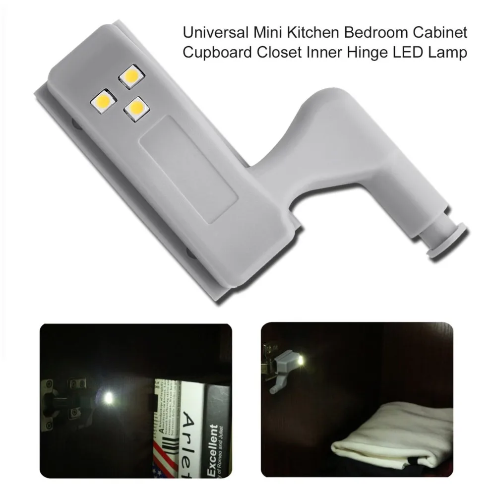 Мини размер кухонный шкаф для спальни одежды внутренний шарнир светодиодный