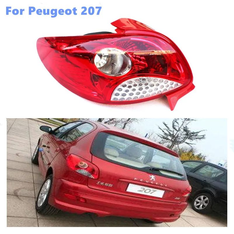 Задний светильник торможения сигнальные лампы для peugeot 207 Hatchback Sedan 2008 2009 2010 2011 2012 2013 стайлинга автомобилей Быстрая
