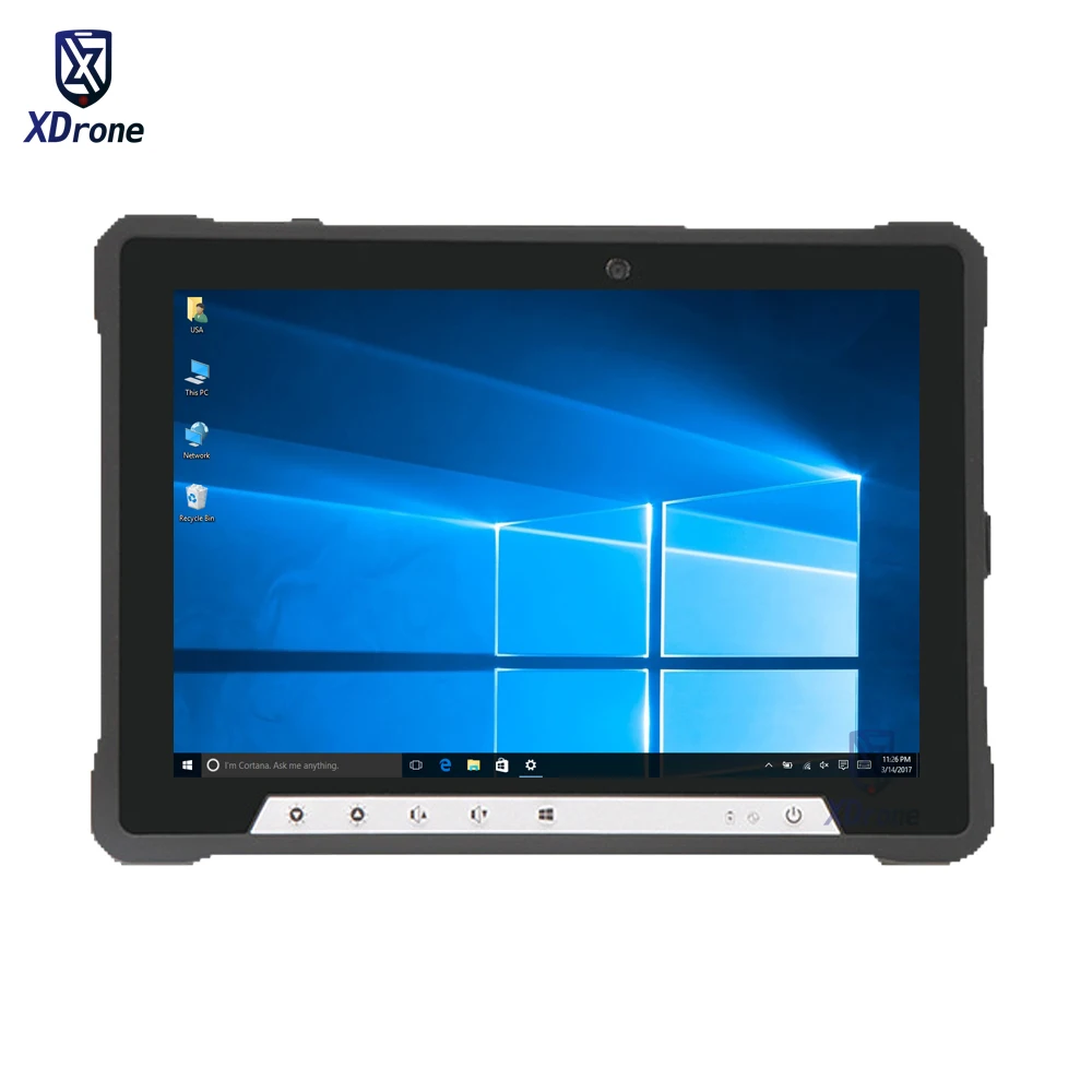 Безвентиляторный прочный домашний промышленный планшетный ПК Windows 10 Linux Intel I3 8 Гб