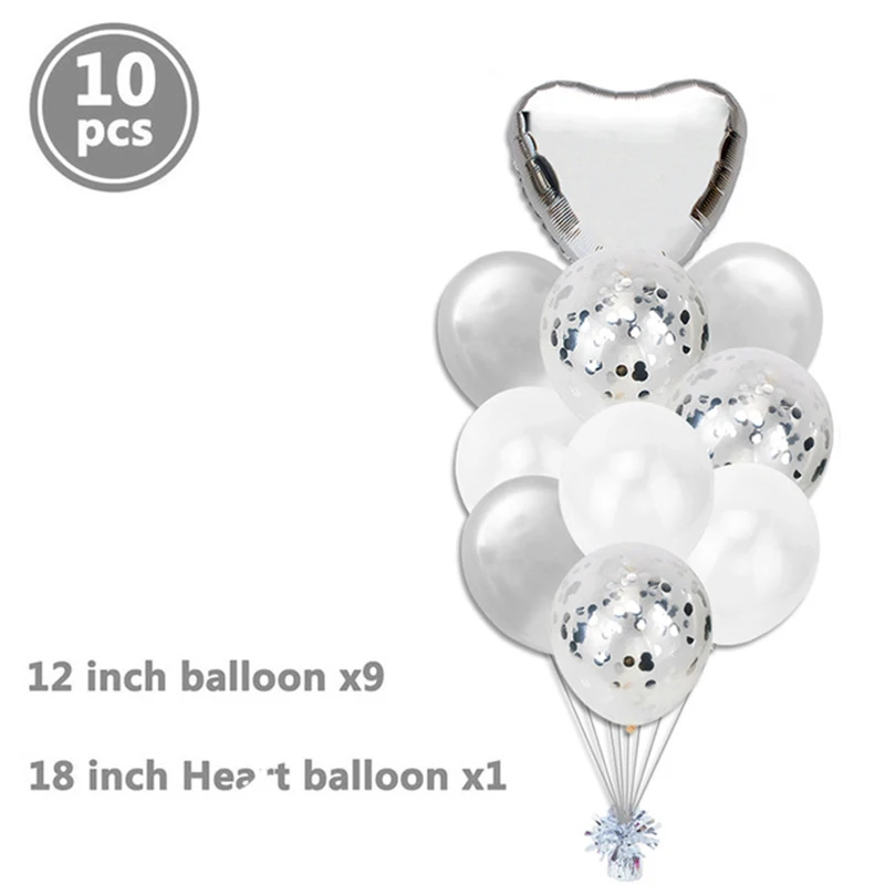 silver balloons Большой фольгированный шар года, рождественские украшения для дома, рождественские украшения, Рождественская елка, Санта Клаус, Рождественский Декор - Цвет: silver balloons