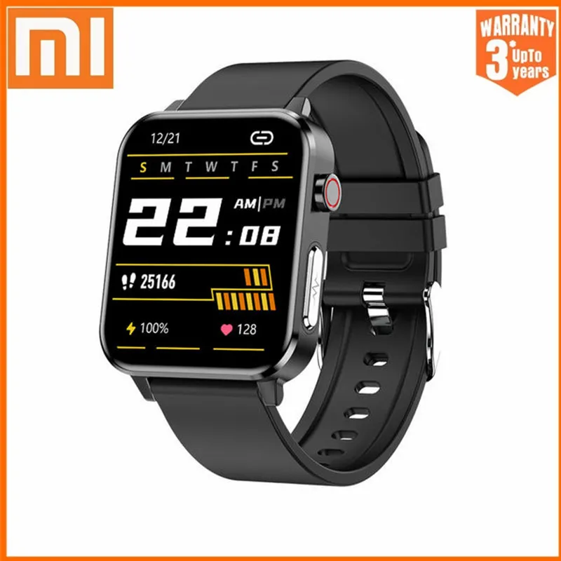 

Смарт-часы Xiaomi мужские с Bluetooth, пульсометром и измерением температуры тела