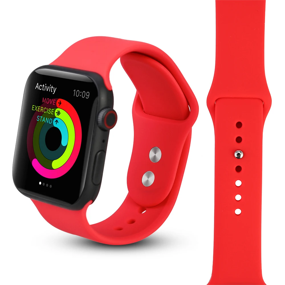42 мм 38 мм ремешок для Apple Watch 3 сменный ремешок для iwatch 4 3 2 1 Ремешок силиконовый ремешок для iwatch умные аксессуары Z2