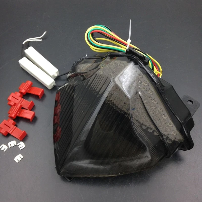 

Smoke LED Tail Brake Turn Signal Light Fit For Yamaha YZF-R1 2004 2005 2006