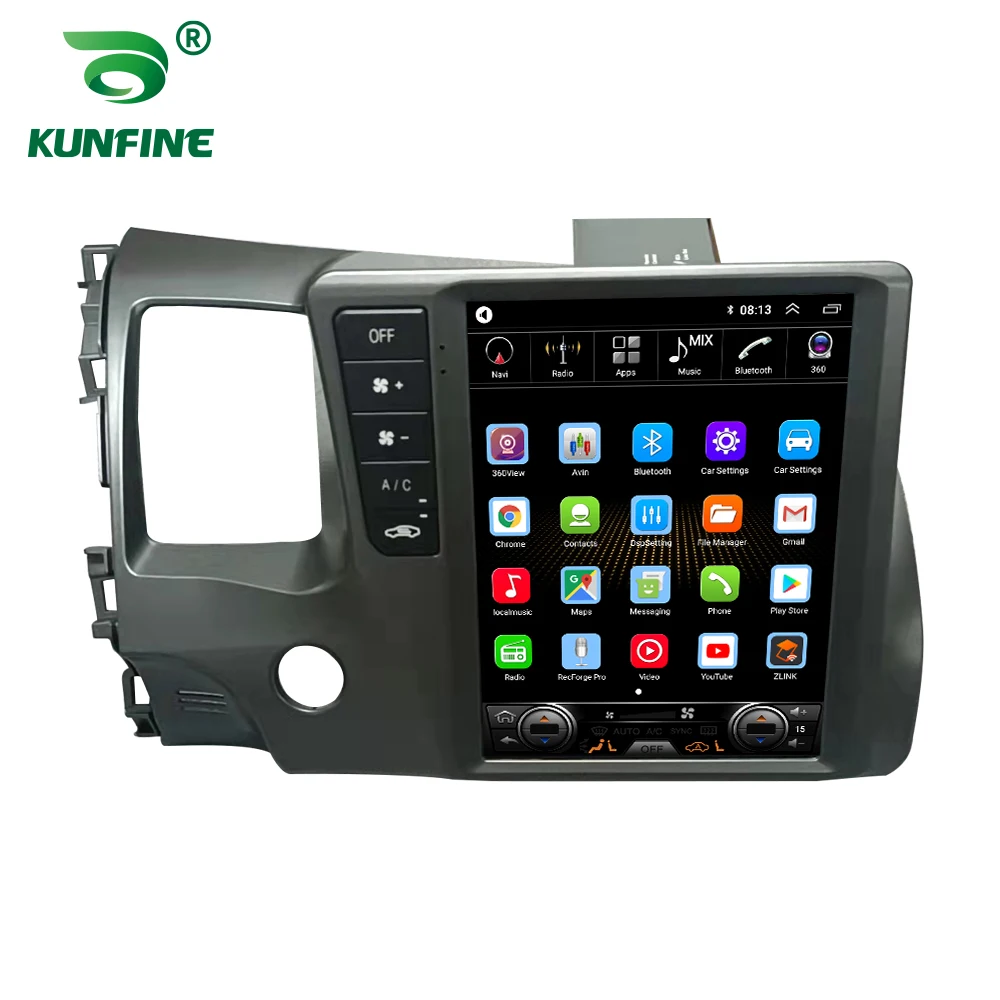 Экран Tesla Восьмиядерный 4 Гб RAM 64GM ROM Android 10 0 автомобильный DVD GPS плеер Deckless Car Stereo для