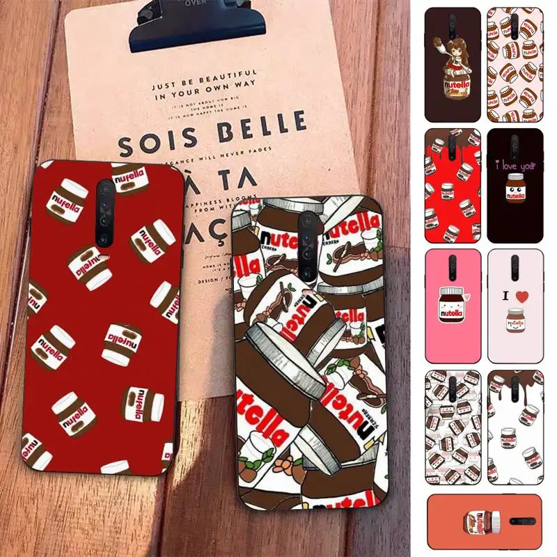 

Food Nutella Phone Case for Redmi 5 6 7 8 9 A 5plus K20 4X S2 GO 6 K30 pro