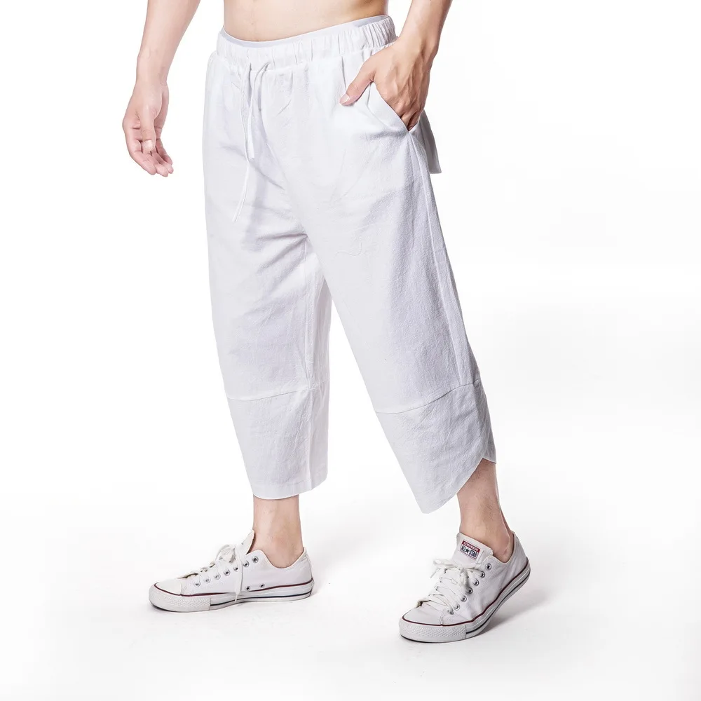 HEFLASHOR новые летние мужские брюки с крестом Уличная Повседневная Свободная одежда