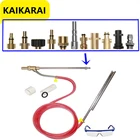 Устройство для мойки высокого давления, аксессуары для пескоструйной стружки, 5000 фунткв. Дюйм, с быстрым отключением 14 дюйма, насадки, защитные очки