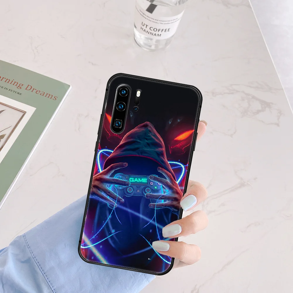 

Game Console Playstation Phone Case For Huawei P Mate 10 20 30 40 Pro Lite Smart 2019 2021 black Hoesjes Silicone Coque Fashion