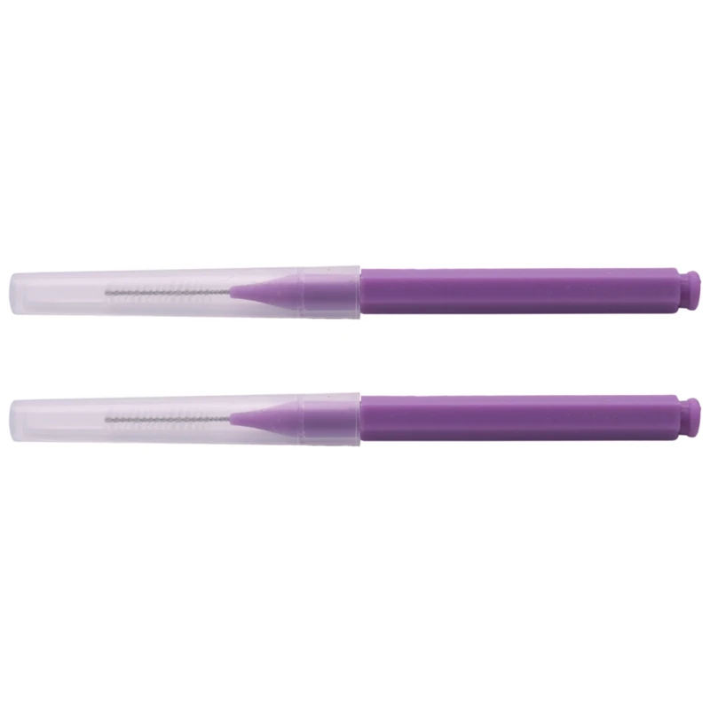 

16x Tooth Floss Oral Hygiene Floss Soft Interdental Brush Toothpick Healthy For Teeth Cleaning Oral Care Purple