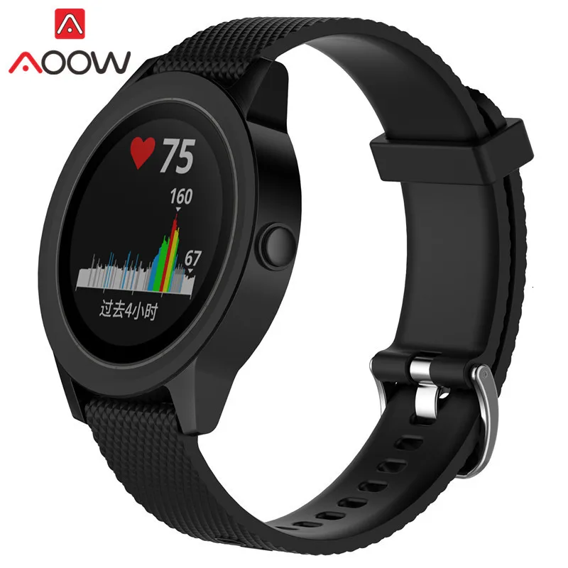 20 мм 22 мм силиконовый ремешок для часов samsung Galaxy Watch Garmin Amazfit сменный Браслет ремешок для часов gear Sport S2 S3