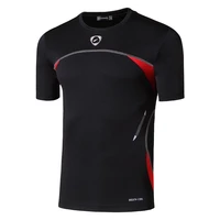 jeansian mens sport tee shirt tshirt t shirt tops running gym fitness workout football short sleeve dry fit lsl1050 black2