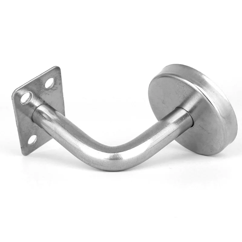 

5Pcs Wall Brackets Brushed Stainless Steel Handrail Stair Wall Mounted Brackets Support Hand Rail Stair Railing Guardrail