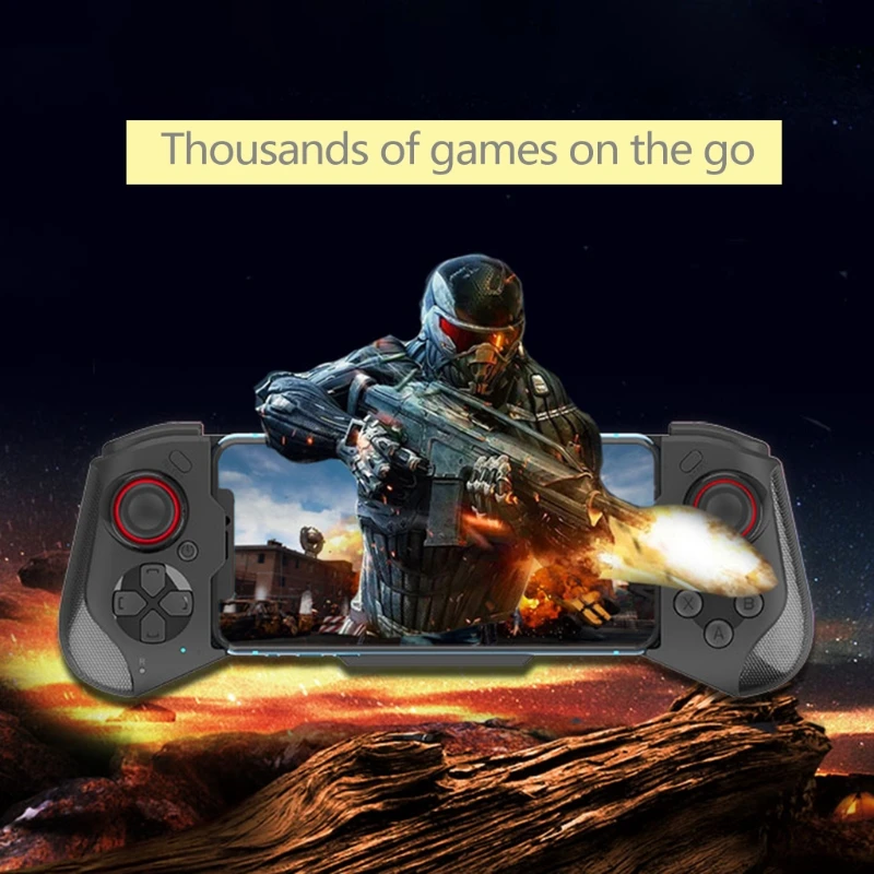 

Wireless Game Controller 3.5-6.5 Inch Telescopic Holder for Mobile Phone Tablet A6HE