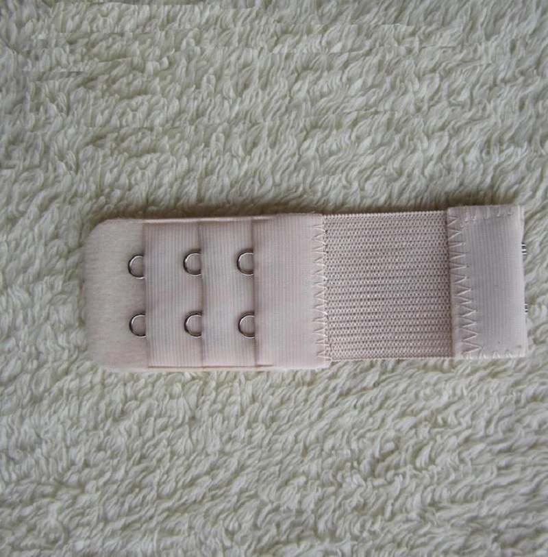 Дамы эластичный 2 крючка бюстгальтер ремень Удлинительный крюк зажим идеальная