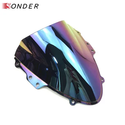 iruidium Лобовое стекло из поликарбоната лобовое стекло для Сузуки K4 GSXR600 GSXR750 GSXR 600 750 GSX R GSX-R 2004 2005 дымчатое лобовое стекло - Цвет: iruidium