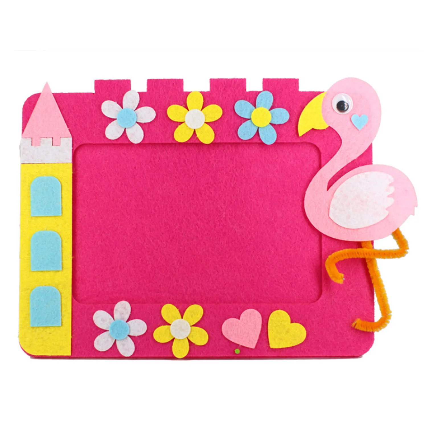 6 шт. дети мультфильм сделай сам из нетканого материала фоторамка 3D ручной работы