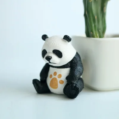 C Китайские панды милые магниты для холодильников креативный 3D каучуковый холодильник магнитный сувенир для декора холодильника или рекламные подарки - Цвет: C
