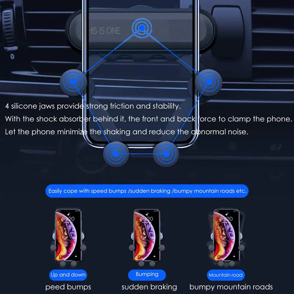 Гравитационная связь удобный автомобильный держатель для телефона