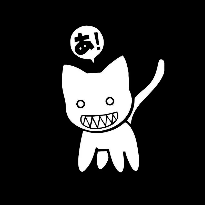Volkrays Мультяшные автомобильные наклейки Azumanga Daioh Cat Манга Аниме аксессуары