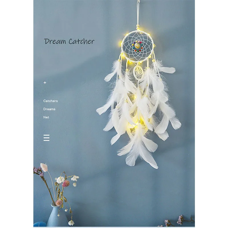 

Boho Room Decor Christmas Decoration Home Decor Unicorn Dream Catcher Kawaii Wall Hanging For Girls Decorative Wind Chimes
