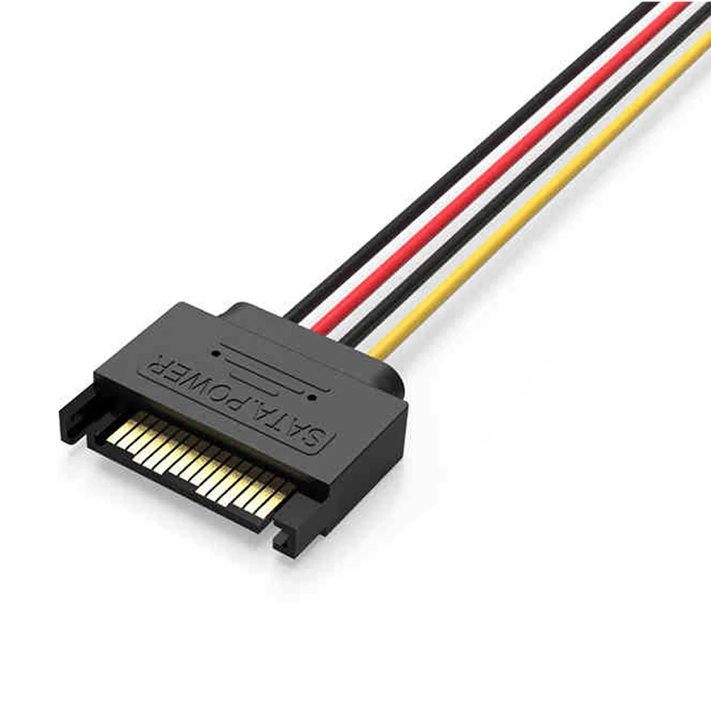 3pcs 15 Pin Connector Power SATA Extension Cable Copper Wire 20cm Adapter Hard Drive Male To Female Computer Converter |