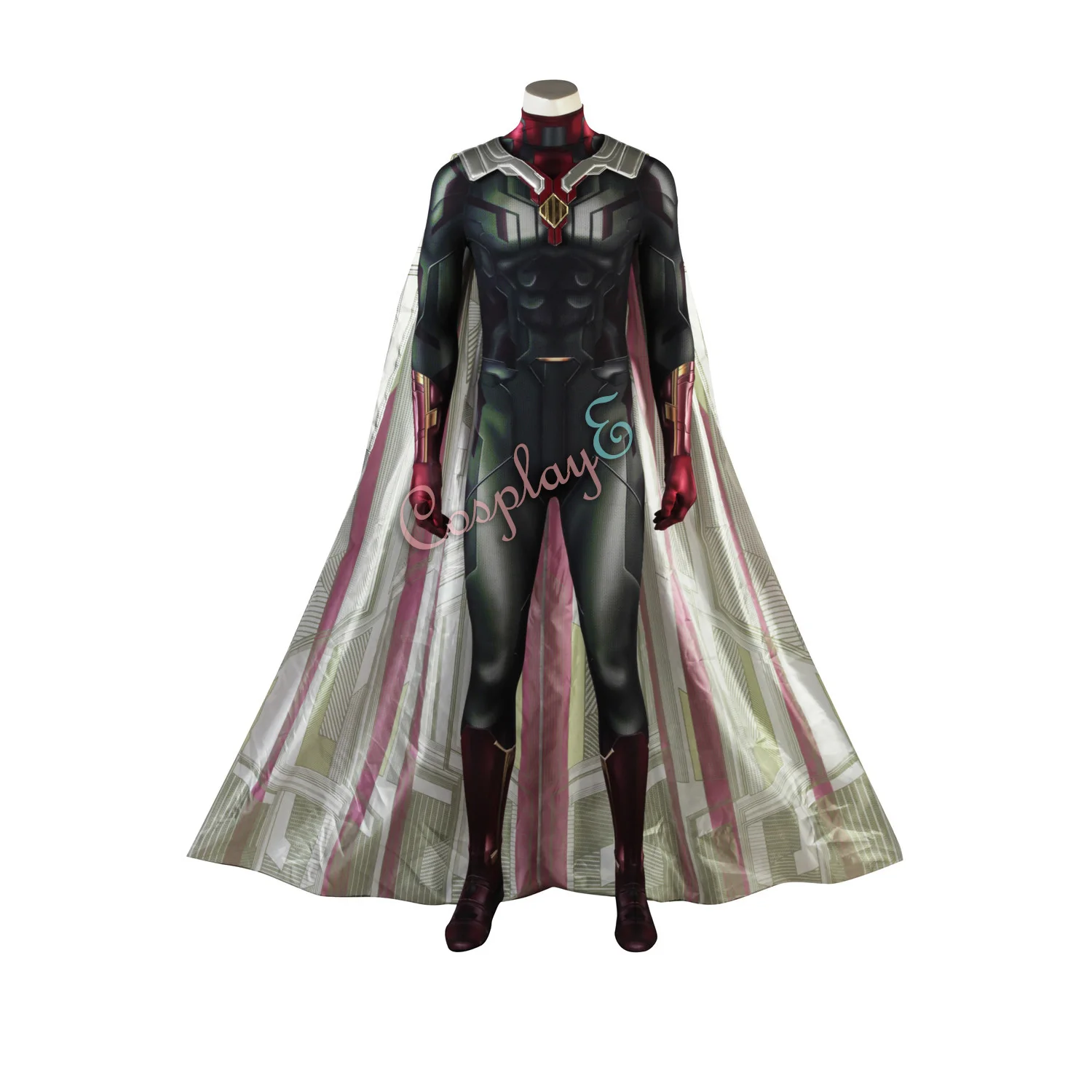 Видение костюм Мстители: Бесконечность войны косплей Наряд полный комплект| |