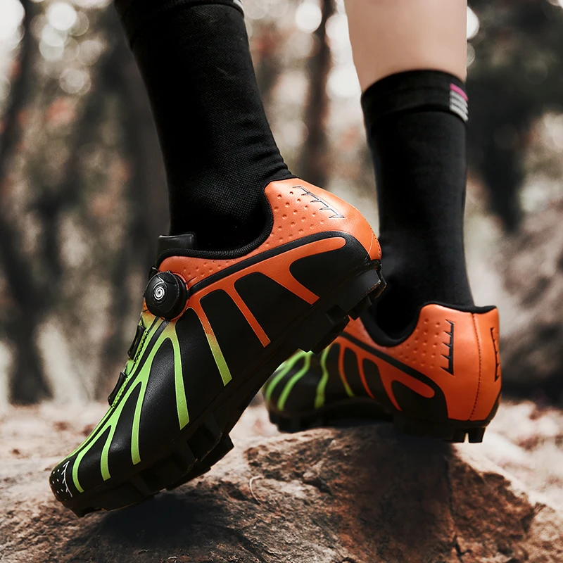 

2021 Mountain Road Bicycle Cycling Shoes Men Women Self-Locking carbon bike sneakers sapatilha ciclismo Spd Biking Flat shoes 47