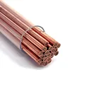 Медная трубка электрода EDM 3,0*400 мм, с несколькими 4 отверстиями, 20 шт. в трубке для сверлильного аппарата