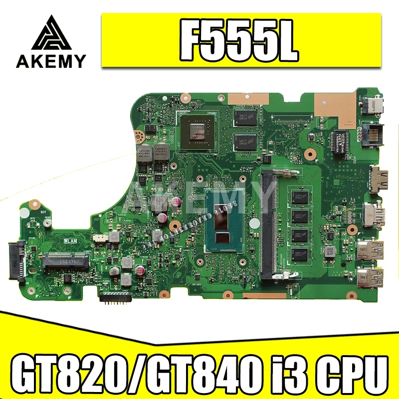 

X555LD Notebook mainboard V2G GPU I3 I5 I7 CPU 4GB RAM For ASUS F555L A555L K555L X555LN X555LJ X555LP X555LB Laptop motherboard