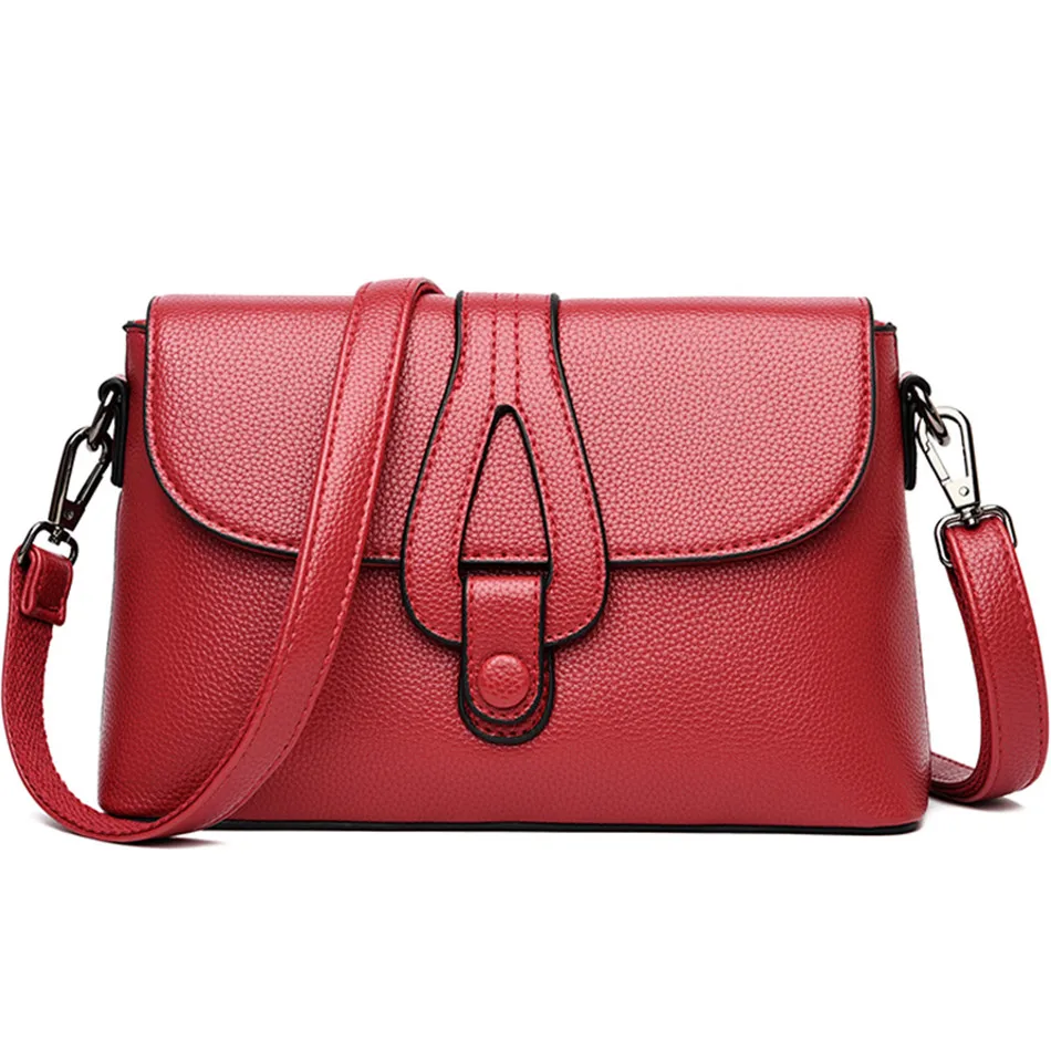 

Luxury Designer Women Leather Shoulder Crossbody Bag Solid Tote Bags For Women 2021 Purses and Handbags High Quality Sac A Main