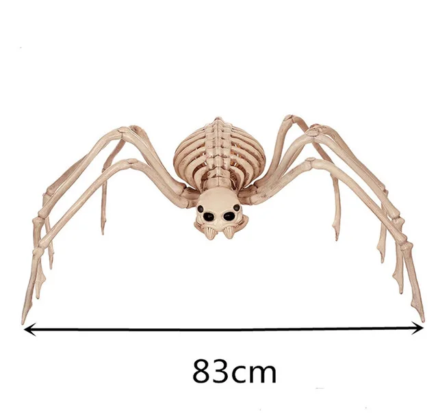 spider big Хэллоуин реквизит ужас Скелет Дракон Собака Змея паук Скелет животного кости дом с привидениями Escape Horror украшения - Цвет: spider big