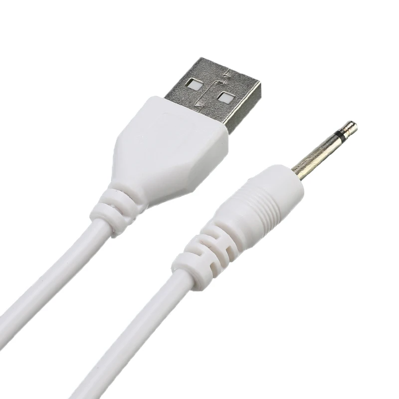 1m USB 2.0 To DC 2.5mm Elbow 2A Charging Line 2.5 USB USB2.5 Mono Audio Line USB Jack Plug Aux DC2.5mm Audio Cable