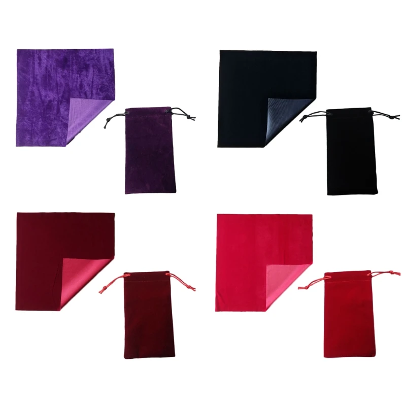 

50x50 см художественные языческий алтарь ткань фланелевая скатерть с сумкой игры Гадания и предсказания Карты стол с квадратной крышкой Деко...