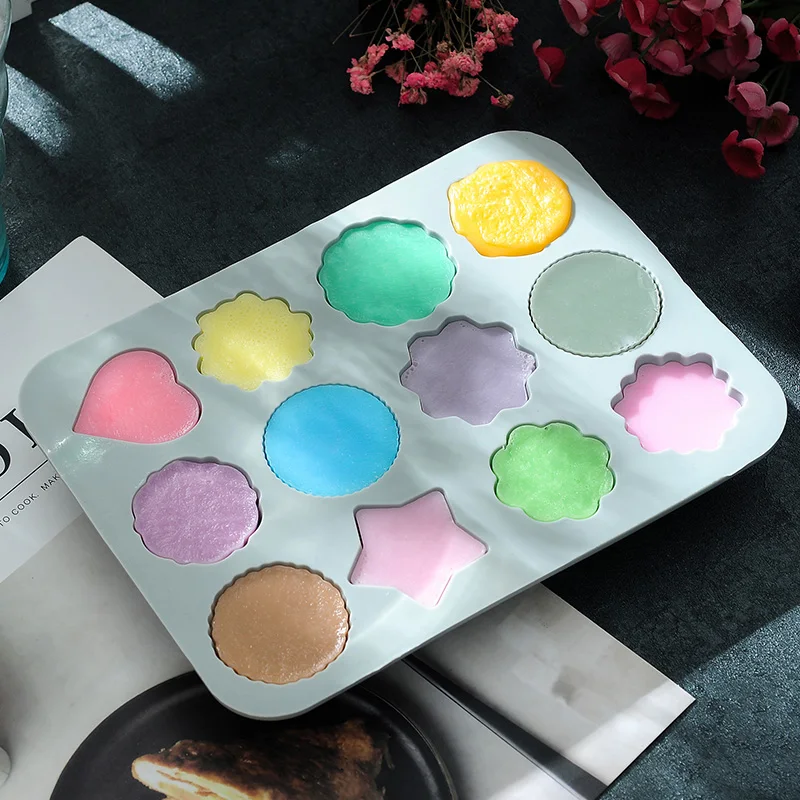 Силиконовая форма для торта 12 различных цветов силиконовая сделай сам желе