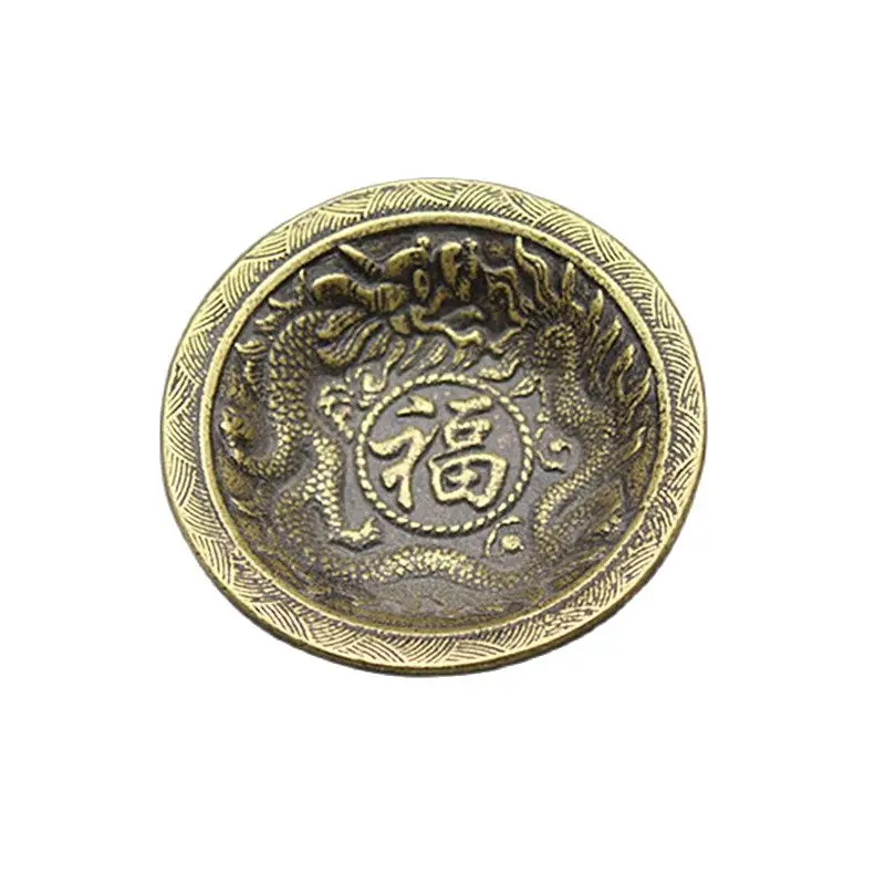 

Chinese Bronze Bowl Double Dragon Opera Pattern