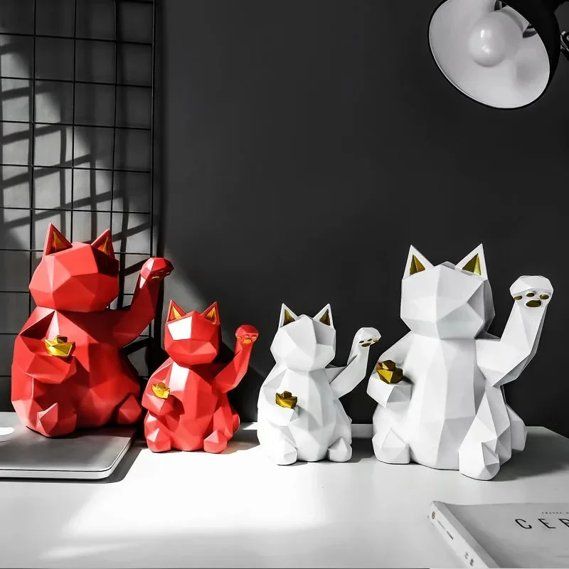 

Creative lucky cat decoration modern simple home shop counter milk tea shop coffee shop restaurant opening decoration