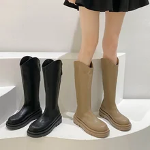 Botas femininas de inverno sapatos femininos de moda sexy saltos altos de alta plataforma botas de dedo do pé redondo 2021 sobre o joelho botas femininas (3)