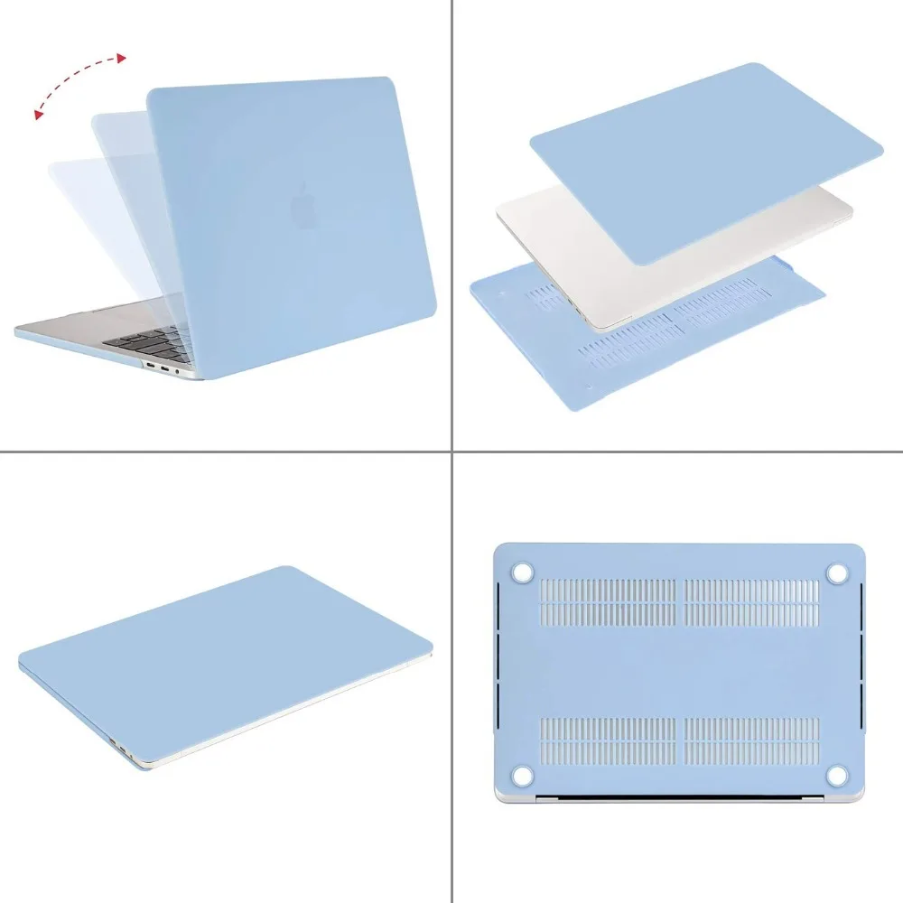 Mosiso ноутбук матовая поверхность Coque чехол для MacBook Air 13 Pro 13 15 15,4 16 retina Touch Bar+ силиконовый чехол для клавиатуры