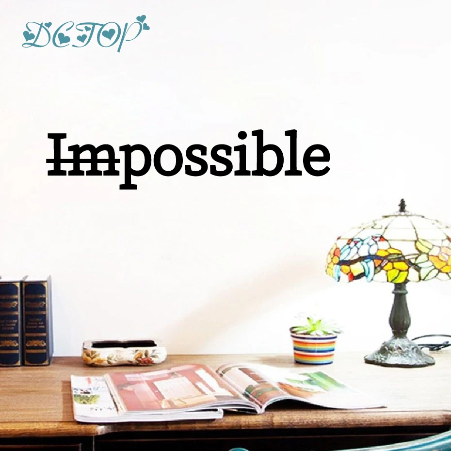 Художественное вдохновение Цитата Говоря Наклейки на стены мотивация фразы