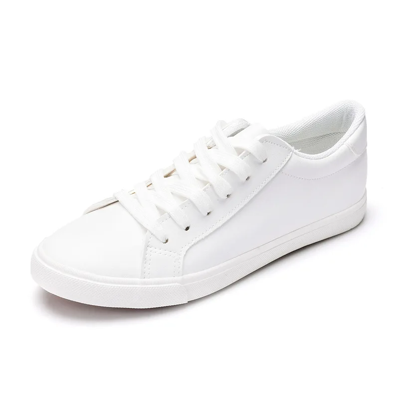 

Shoes Woman Flats Modis Casual Female Sneakers Round Toe All-Match Dress Small 2021 Summer White New Fabric Basic Solid Spring R