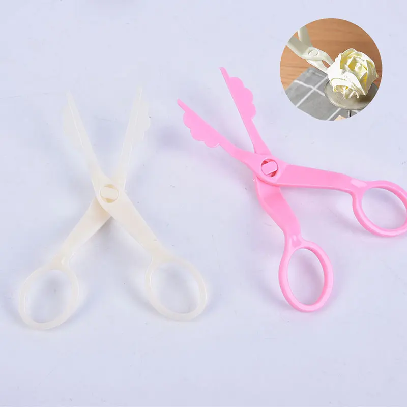 

Пластиковые ножницы для украшения тортов, подъемник для цветов, инструменты для моделирования, инструменты для украшения тортов